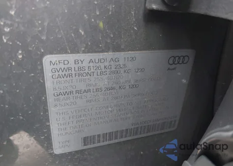 2021 Audi Q3 Premium 45 Tfsi S Line Quattro Tiptronic z USA, uszkodzony, nr VIN WA1DECF35M1052434